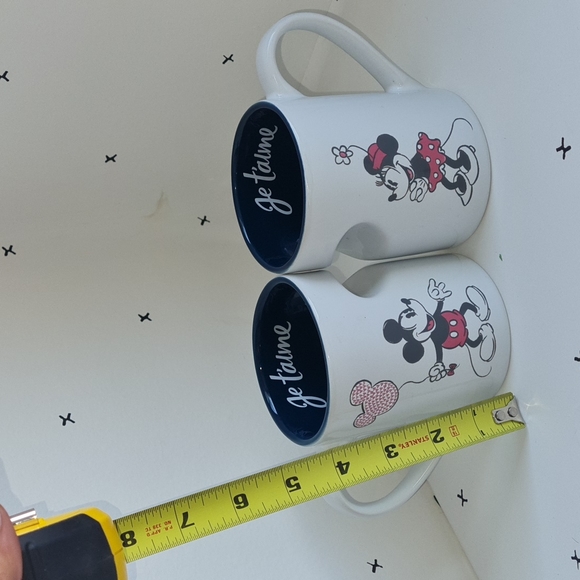 Disney Mickey and Minnie Cups I love you in French language - Picture 12 of 13